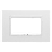 PLACCA LUX 4P BIANCO MONOCHROME - GEWISS GW16204YB - GEWISS GW16204YB product photo