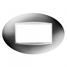 PLACCA ART 4P CROMO - GEWISS GW16304MC - GEWISS GW16304MC product photo