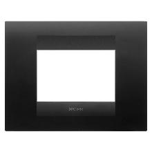 PLACCA GEO 3P NERO SATINATO - GEWISS GW16403VN - GEWISS GW16403VN - GEWISS GW16403VN product photo