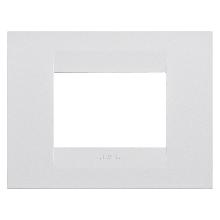 PLACCA GEO 3P BIANCO SATINATO - GEWISS GW16403VW - GEWISS GW16403VW product photo