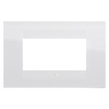 PLACCA GEO 4P BIANCO LATTE - GEWISS GW16404TB - GEWISS GW16404TB product photo