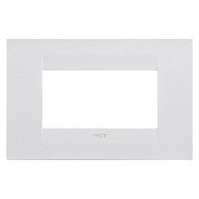 PLACCA GEO 4P BIANCO SATINATO - GEWISS GW16404VW product photo