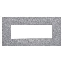 PLACCA GEO 6P TITANIO - GEWISS GW16406VT - GEWISS GW16406VT - GEWISS GW16406VT product photo