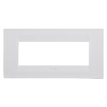PLACCA GEO 6P BIANCO SATINATO - GEWISS GW16406VW product photo