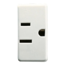 PRESA 2P+T 15A 125V STANDARD USA SY/WT - GEWISS GW20214 product photo