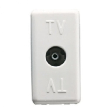 PRESA TV RESISTIVA DIRETTA SY/WT - GEWISS GW20228 product photo