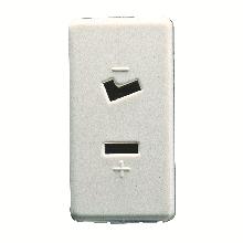 PRESA 2P 6A 24V (SELV) POLARIZZATA SY/WT - GEWISS GW20234 - GEWISS GW20234 product photo