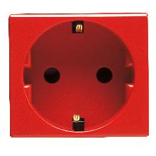 PRESA 2P+T 16A ST.TEDESCO ROSSA - GEWISS GW20297 - GEWISS GW20297 - GEWISS GW20297 product photo