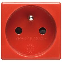 PRESA 2P+T 16A ST.FRANCESE ROSSO - GEWISS GW20312 - GEWISS GW20312 - GEWISS GW20312 product photo