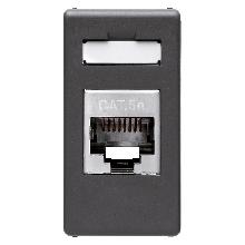 CONNETTORE DATI RJ45 CAT.5E FTP SY/BK - GEWISS GW21243 - GEWISS GW21243 - GEWISS GW21243 product photo