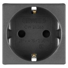 PRESA 2P+T 16A ST.TEDESCO SY/BK - GEWISS GW21265 - GEWISS GW21265 - GEWISS GW21265 product photo