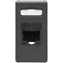 CONNETTORE DATI RJ45 CAT.5E UTP SY/BK - GEWISS GW21271 - GEWISS GW21271 product photo