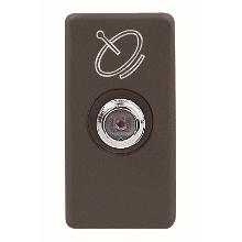 PRESA TV/SAT PASS.ATT.5 DB C.F-FEM.SY/BK - GEWISS GW21396 - GEWISS GW21396 - GEWISS GW21396 product photo