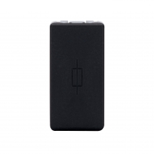 PORTAFUSIBILE PER FUSUBILI 6,3X32 16A 250V SERIE SYSTEM BLACK - GEWISS GW21401 product photo