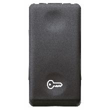 PULSANTE 1P NA 10A APRIPORTA SY/BK - GEWISS GW21511 - GEWISS GW21511 - GEWISS GW21511 product photo