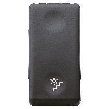 PULSANTE 1P NA 10A LUCE SCALE SY/BK - GEWISS GW21514 - GEWISS GW21514 - GEWISS GW21514 product photo