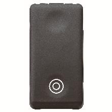 PULSANTE 2P NA 10A SY/BK - GEWISS GW21517 - GEWISS GW21517 - GEWISS GW21517 product photo