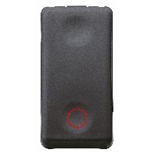 PULSANTE 1P NC 10A SY/BK - GEWISS GW21519 - GEWISS GW21519 - GEWISS GW21519 product photo