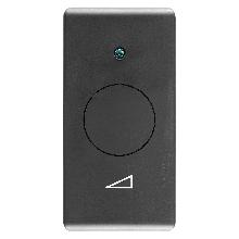 REGOLATORE ELETTRONICO - PER CARICHI RESISTIVI/INDUTTIVI - A PULSANTE - 1 MODULO - SYSTEM BLACK - GEWISS GW21828 product photo