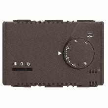 TERMOSTATO ELET.COMMUTATORE E/I SY/BK - GEWISS GW21852 - GEWISS GW21852 - GEWISS GW21852 product photo