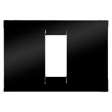 PLACCA 1P NERO TONER SYSTEM VIRNA - GEWISS GW22111 - GEWISS GW22111 - GEWISS GW22111 product photo