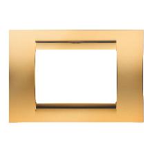PLACCA 3P ORO ANTICO SYSTEM VIRNA - GEWISS GW22263 - GEWISS GW22263 - GEWISS GW22263 product photo