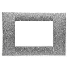 PLACCA 3P TITANIO METALLIZ.SYSTEM VIRNA - GEWISS GW22283 - GEWISS GW22283 - GEWISS GW22283 product photo