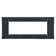 PLACCA 6P ARDESIA METALLIZ.SYSTEM VIRNA - GEWISS GW22296 - GEWISS GW22296 - GEWISS GW22296 product photo