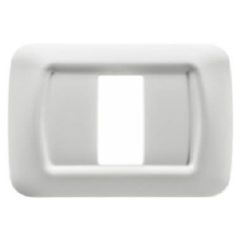 PLACCA 1 POSTO BIANCO NUVOLA TOP SYSTEM - GEWISS GW22501 product photo