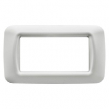 PLACCA 4 POS.BIANCO NUVOLA TOP SYSTEM - GEWISS GW22504 product photo