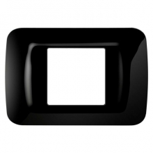 PLACCA 2 POS.NERO TONER TOP SYSTEM - GEWISS GW22512 - GEWISS GW22512 product photo