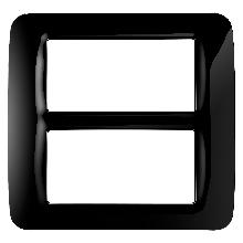 PLACCA 8 POS.NERO TONER TOP SYSTEM - GEWISS GW22517 - GEWISS GW22517 - GEWISS GW22517 product photo