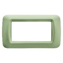 PLACCA 4 POS.VERDE VENEZIA TOP SYSTEM - GEWISS GW22544 - GEWISS GW22544 product photo