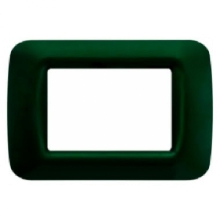 PLACCA 3 POSTI VERDE RACING TOP SYSTEM - GEWISS GW22553 product photo