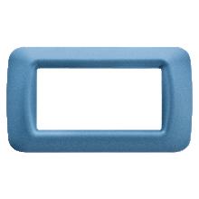 PLACCA 4 POS.AZZURRO CIELO TOP SYSTEM - GEWISS GW22564 - GEWISS GW22564 - GEWISS GW22564 product photo