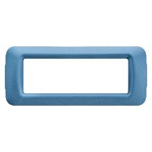 PLACCA 6 POS.AZZURRO CIELO TOP SYSTEM - GEWISS GW22566 - GEWISS GW22566 - GEWISS GW22566 product photo