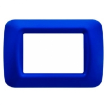 PLACCA 3 POSTI BLU JAZZ TOP SYSTEM - GEWISS GW22573 product photo