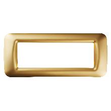 PLACCA 6 POS.ORO ANTICO TOP SYSTEM - GEWISS GW22666 - GEWISS GW22666 - GEWISS GW22666 product photo