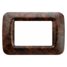 PLACCA 3 POSTI RADICA INGLESE TOP SYSTEM - GEWISS GW22673 product photo