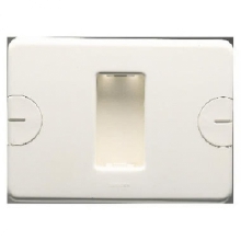 PLACCA 1 POSTO BIANCO COMPACT - GEWISS GW24001 product photo