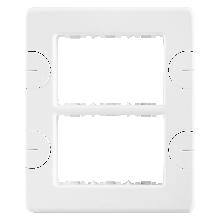 PLACCA 6 POS.BIANCO COMPACT - GEWISS GW24005 - GEWISS GW24005 - GEWISS GW24005 product photo