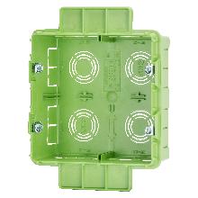 SCATOLA 8P.(4+4) PM ALTA CAPIENZA GREEN - GEWISS GW24237PM - GEWISS GW24237PM product photo