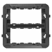 SUPPORTO 8 POSTI (4+4 SOVRAPPOSTI) PLACCHE TOP SYSTEM VIRNA CLASSIC SYSTEM - GEWISS GW24240 product photo