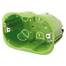 SCATOLA 3POSTI PARETI MOBILI-LEGGERE GREEN - GEWISS GW24403PM product photo