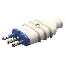 SPINA DIRITTA 2P+T 10A 250V BIANCO - GEWISS GW28003 - GEWISS GW28003 - GEWISS GW28003 product photo