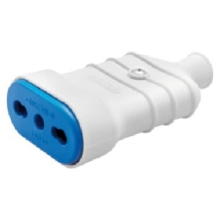 PRESA MOBILE 2P+T 16A BIVALENTE 250V BIANCO - GEWISS GW28205 product photo
