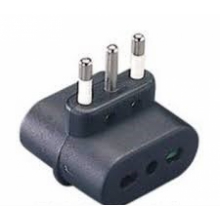 ADATTATORE MUL.2P+T 16A 2U.16A BIV.NERO - GEWISS GW28404 product photo