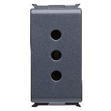 PRESA 2P+T 10A ST.ITAL.CON SCHERMI - GEWISS GW30201 product photo