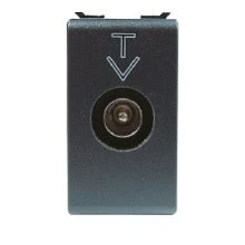 PRESA TV PASSANTE ATT.10DB C.MASC.9,5MM - GEWISS GW30302 product photo