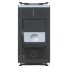 INTERRUTTORE AUTOMATICO MAGNETOTERMICO 1P+N C16 3KA 230V - GEWISS GW30376 product photo